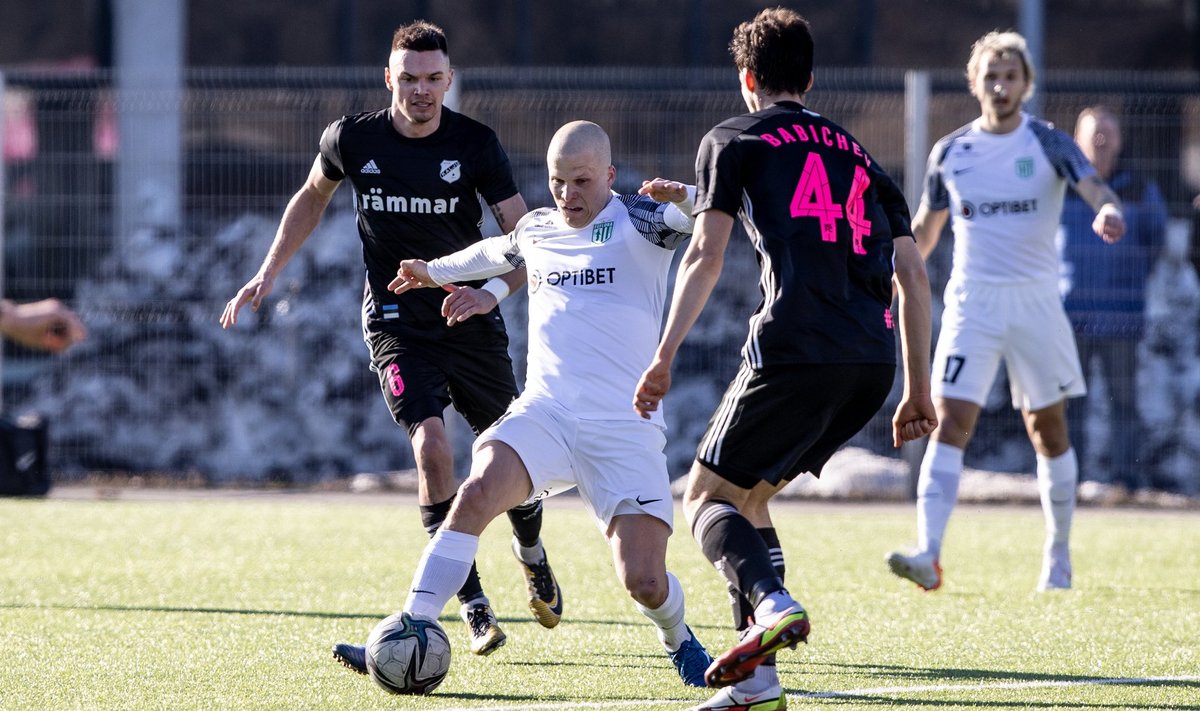 Nõmme Kalju ja FC Flora vastasseisu kolmapäeval ei näe.