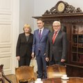 ФОТО DELFI: Рыйвас встретился с министром иностранных дел Германии