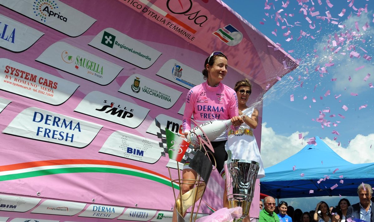 Marianne Vos Giro d´Italia 2014 võitjana