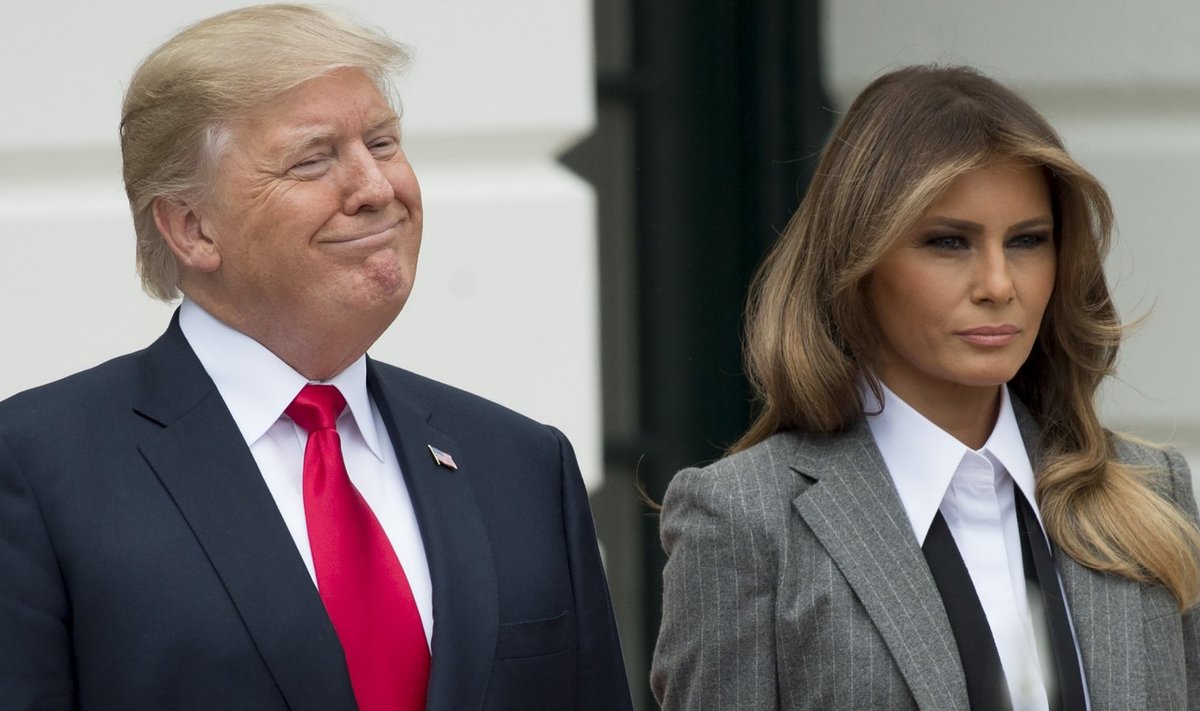 USA esipaar, president Donald ja esileedi Melania. (Foto: AFP)