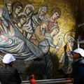 ФОТО | Во Флоренции реставрируют древнюю мозаику и это — редкий шанс увидеть ее на расстоянии вытянутой руки 
