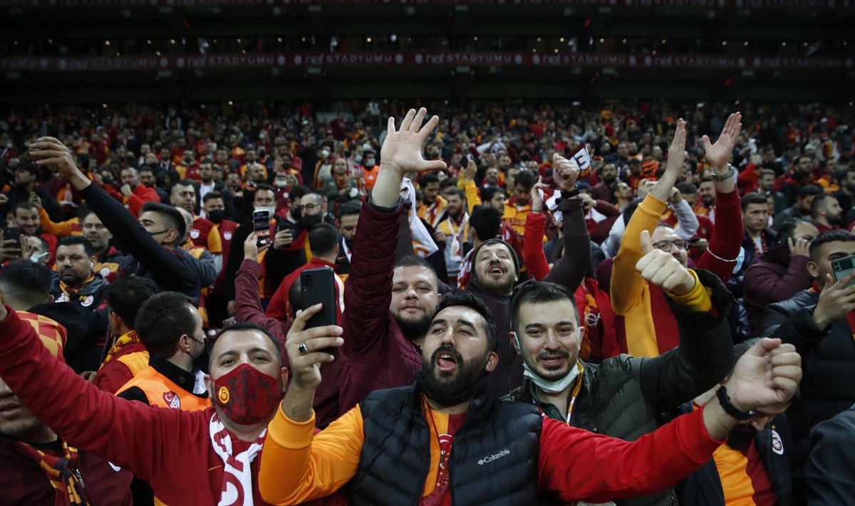 Galatasaray fännid.