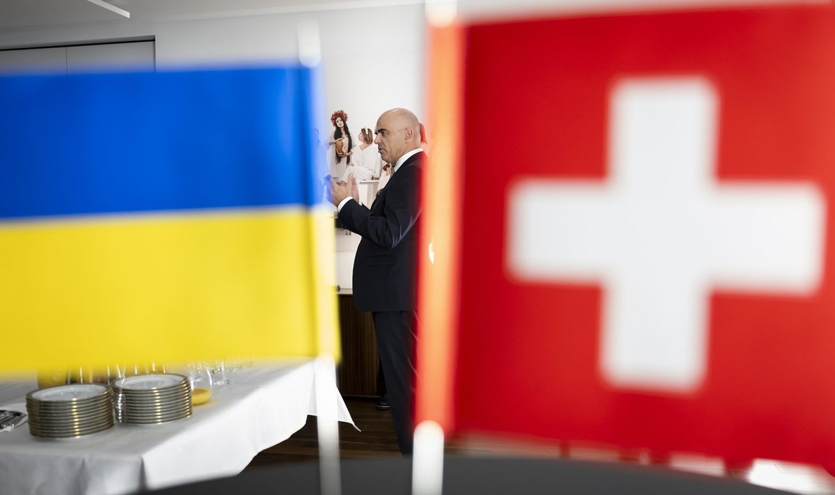 Šveitsi president Alain Berset ametlikul visiidil Ukrainas