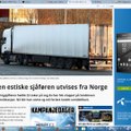 Norra politsei saadab 23 korda liikluseeskirja rikkunud Eesti veokijuhi riigist välja