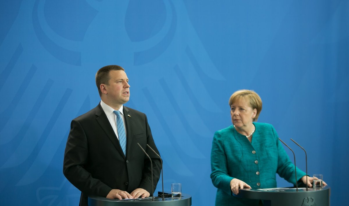 Jüri Ratas kohtus Berliinis Angela Merkeliga