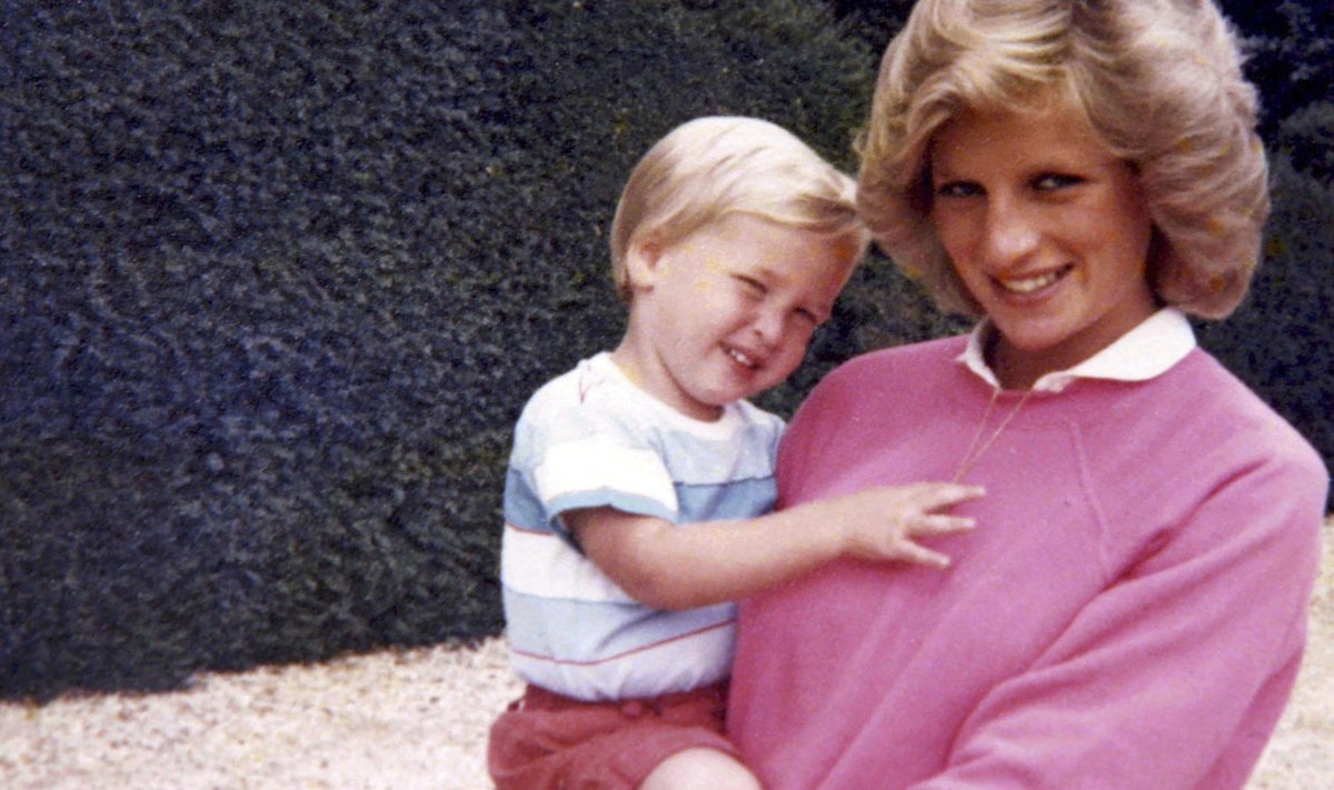 Printsess Diana koos pisikese prints Williamiga