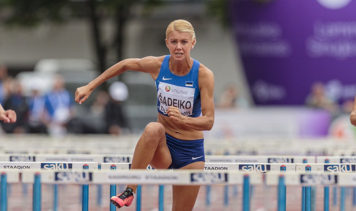 Grete Šadeiko ebaõnnestus tõkkejooksus, aga püsib endiselt medalikonkurentsis.
