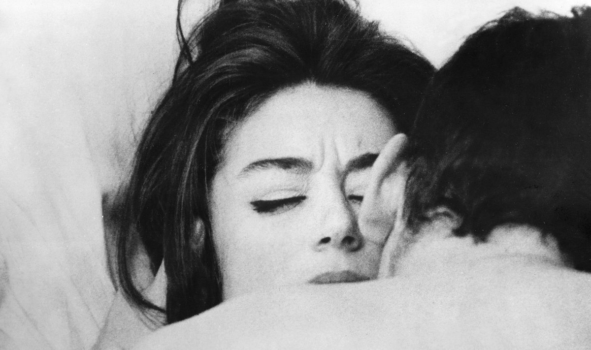 Kaader filmist „Mees ja naine“, peaosades Anouk Aimée ja Jean-Louis Trintignant (1966).