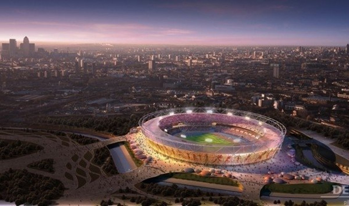 Selline peaks hakkama välja nägema Londoni olümpiastaadion.