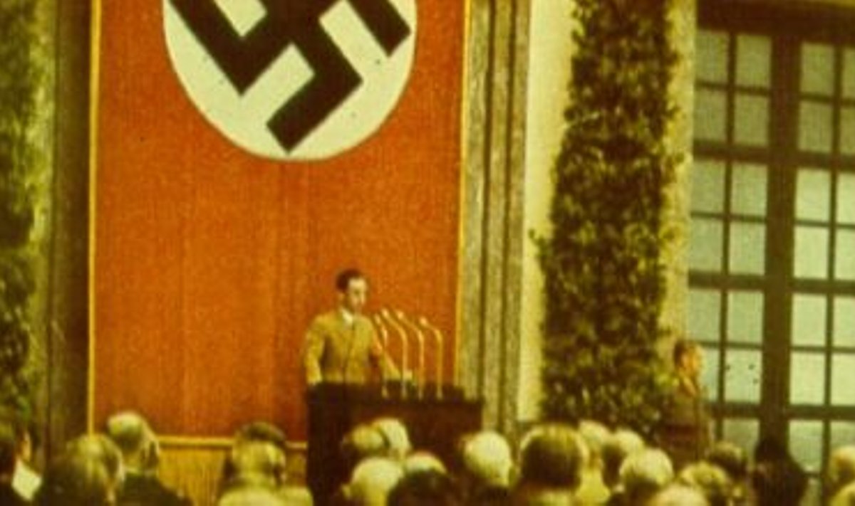 Kolmanda Reichi propagandaminister Dr. Joseph GÃ¶bbels MÃ¼ncheni kunstigaleriid avamas