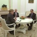 Hollande, Merkel ja Putin pidasid seoses Ukraina sõjaga läbirääkimisi