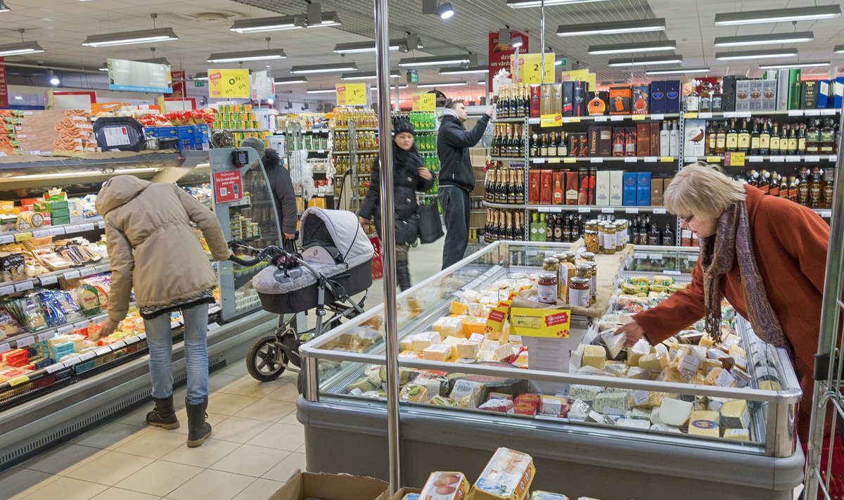 Toidukaup kipub Lätis kallim olema kui Eestis.