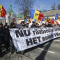 В Кишиневе во время акции протеста произошли столкновения между полицией и демонстрантами. Задержаны более 50 человек