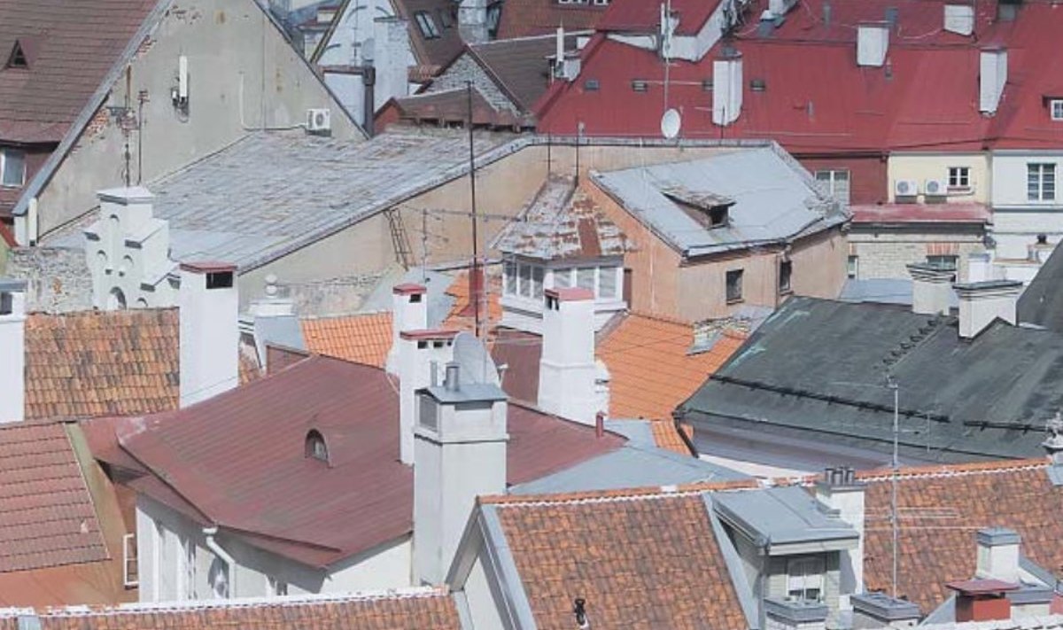 Vanalinna punaste katuste alla tahetakse enim kortereid osta. 