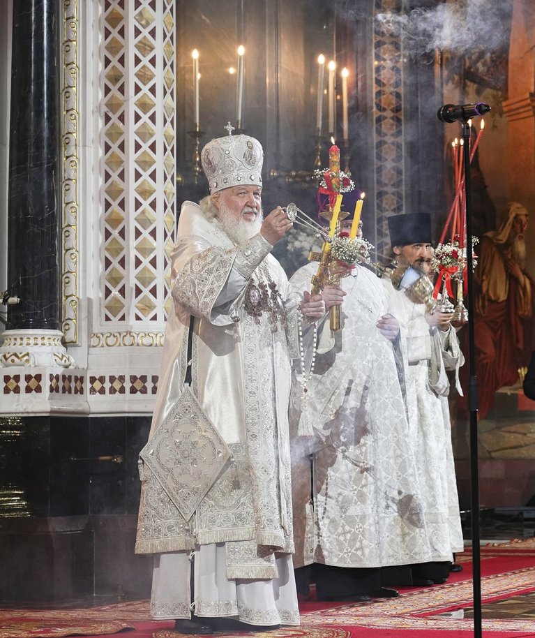 Ülestõusmispühade tähistamine Vene õigeusu kirikus
