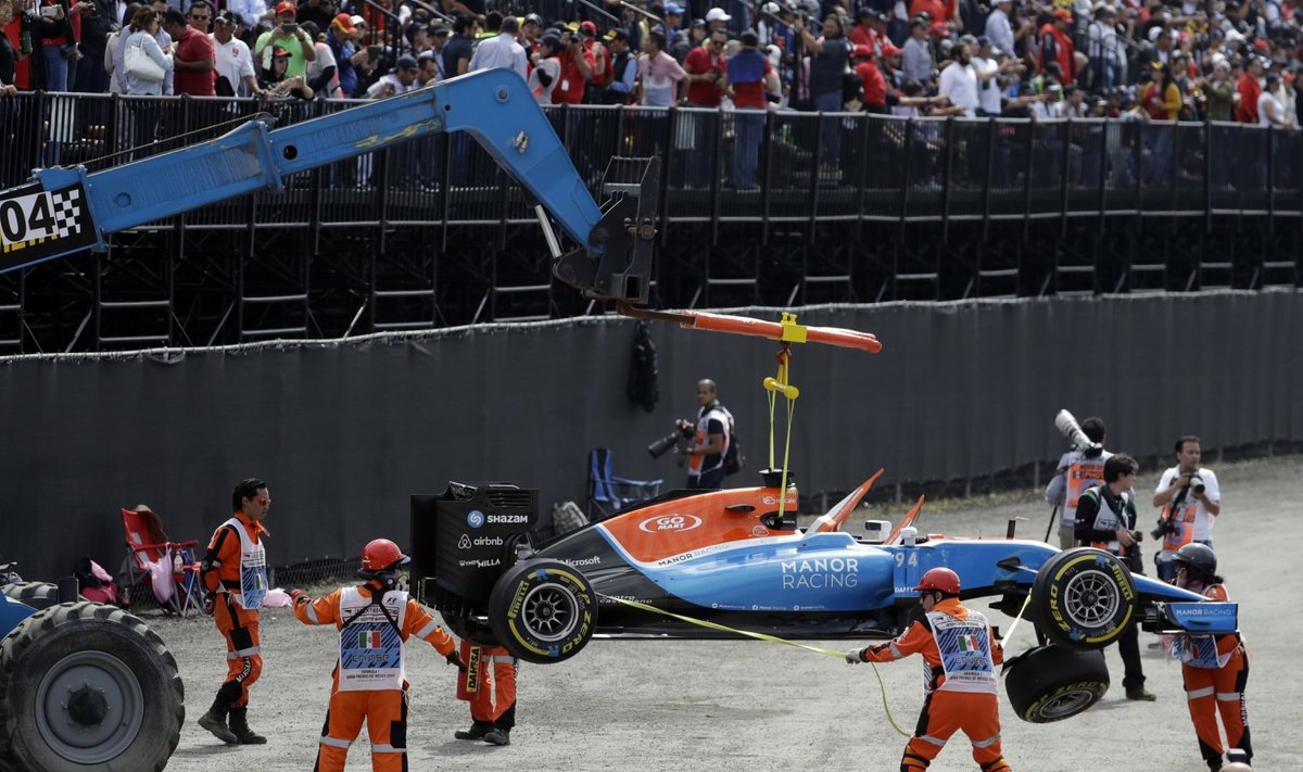 Pascal Wehrleini masin 2016. aasta oktoobris Mehhiko GP-l.