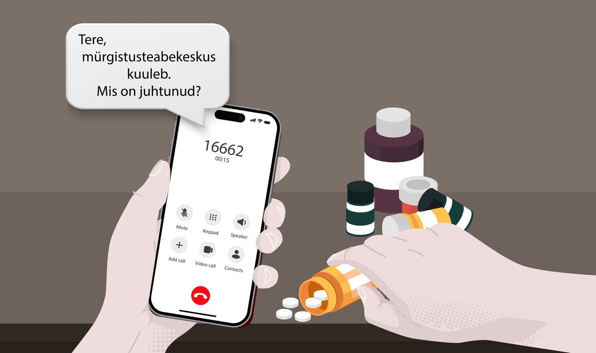 Mürgistusliini töötajad peavad enim tegelema väikelaste ja vanainimestega, kes on ekslikult valesid ravimeid või valet toitu manustanud.