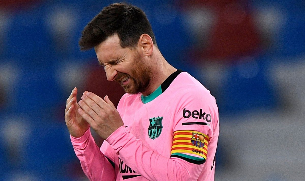 Lionel Messi lõi värava, kuid Barcelonale selleks võiduks ei piisanud.