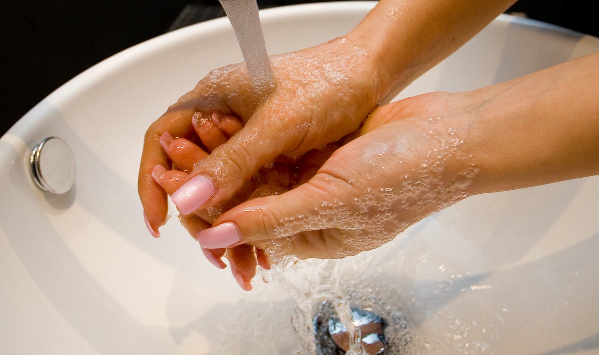 Ainuüksi pesemine ei pruugi olla käte puhastamiseks piisav.