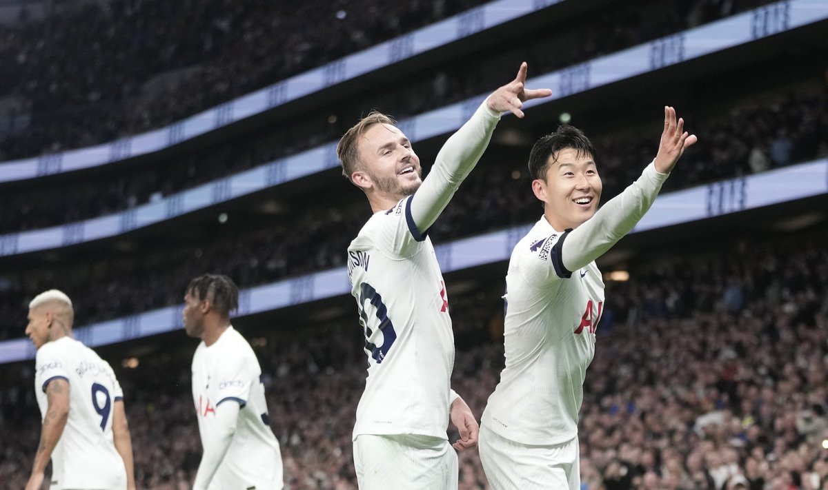 Tottenham on James Maddisoni (vasakul) ja Son Heung-Min'i eestvedamisel hooaega hästi alustanud.