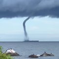 VIDEO | Keri saare lähistel möllas kuus võimsat vesipüksi
