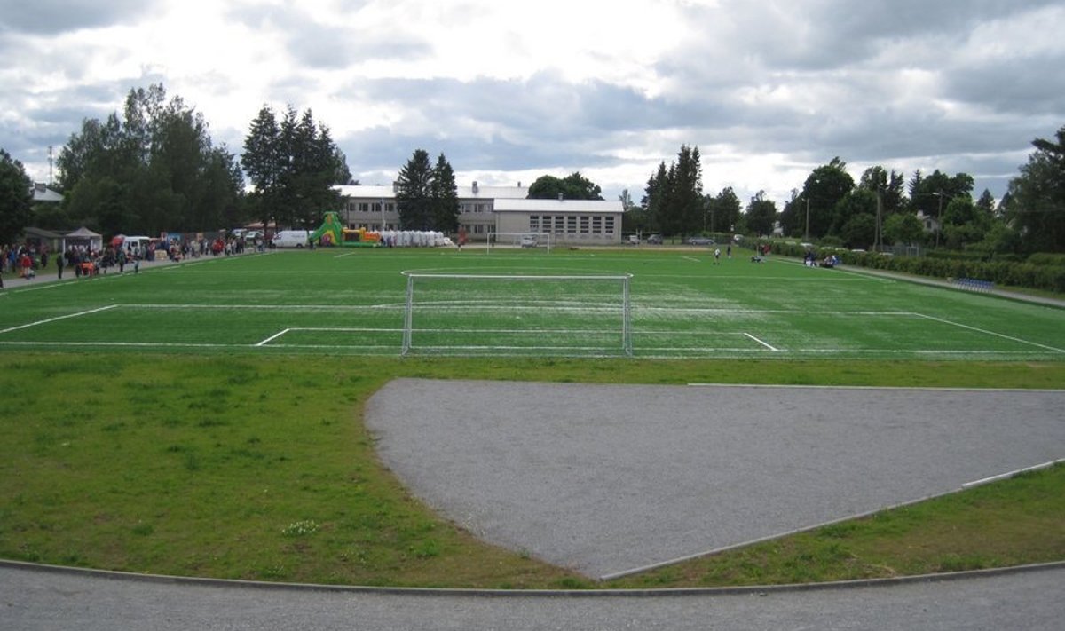 Raasiku staadion. Foto: MTÜ Ida-Harju Koostöökoda