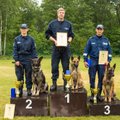 ФОТО: Соревнования патрульных собак выиграла бельгийская овчарка из Пайде