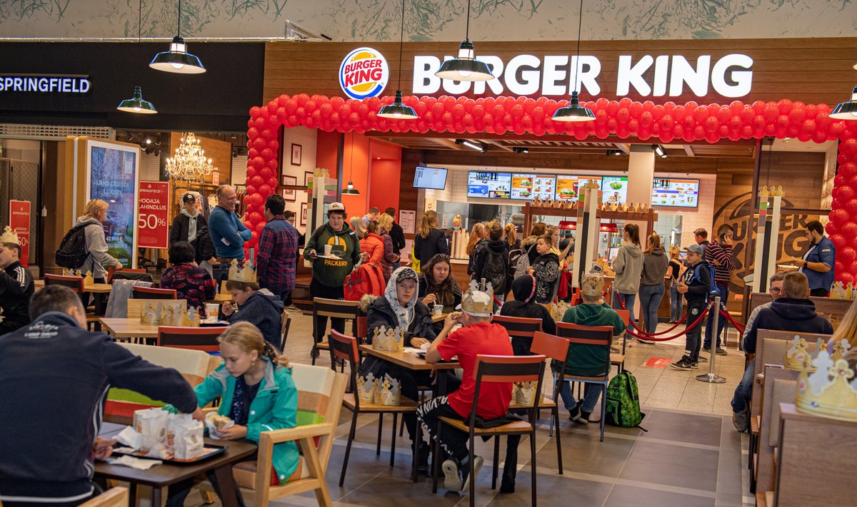 Burger King Tartu Lõunakeskuses