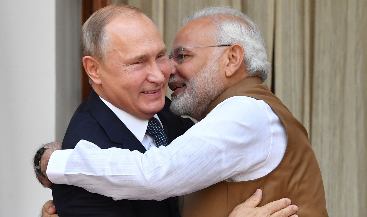 Vladimir Putin ja Narendra Modi