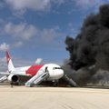 ВИДЕО: В аэропорту Флориды загорелся пассажирский самолет