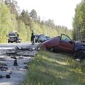ФОТО: В серьезном ДТП вблизи Таллинна погиб человек, пострадали двое