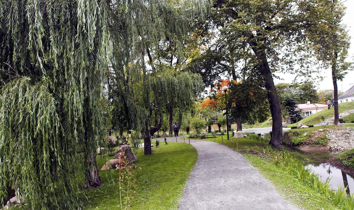Senine Eesti parkide kriteerium on olnud ilu, mitte aktiivsete tegutsemisvõimaluste pakkumine. Esteetikameelt saab arendada Kadrioru pargi Jaapani aias.