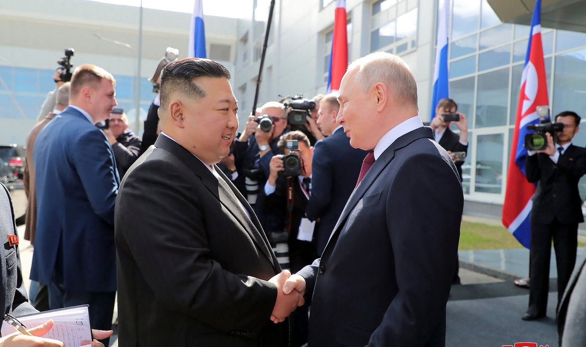 Putin ja Kim Venemaal