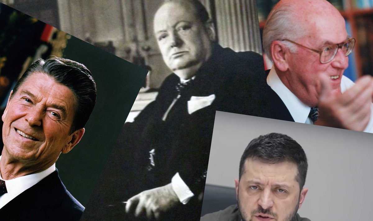 Keeruliste aegade riigijuhte: Ronald Reagan, Winston Churchill, Lennart Meri, Volodõmõr Zelenskõi