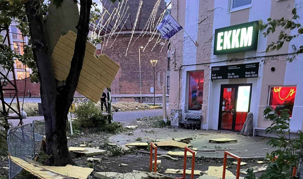 EKKM-i katus jäi tormituulte meelevalda
