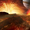 Jupiteri kuu Io peal purskavad vulkaanid ja veel üsna tihti