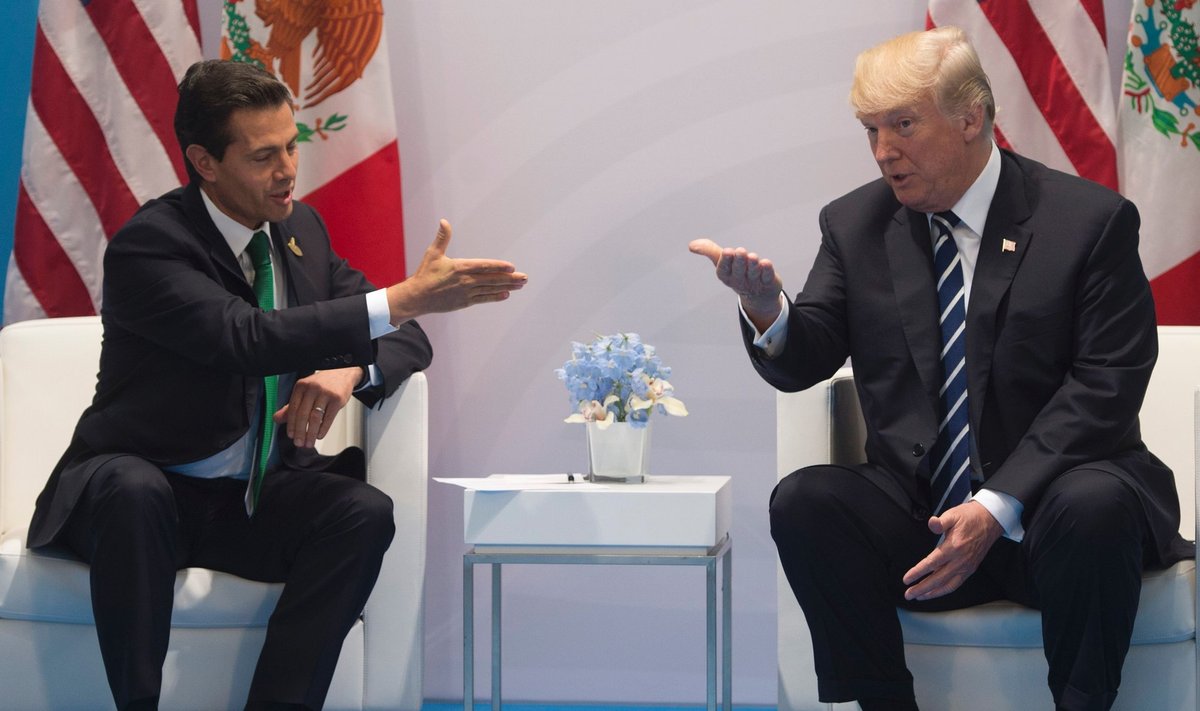 Enrique Peña Nieto ja Donald Trump