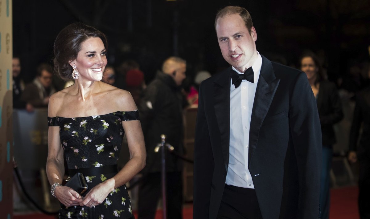 Kate ja William BAFTA auhindadel 2017