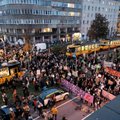 VIDEO ja FOTOD | Abordikeelu vastu protestijad blokeerisid Poola linnades liiklust