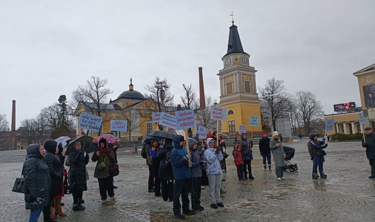 Митинг в Тампере