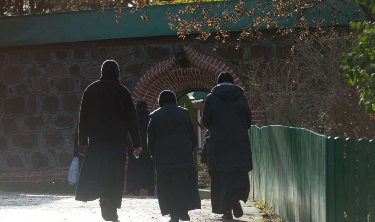 Pilt on illustratiivne: jäädvustatud on Kuremäe kloostri nunnad aastal 2013.