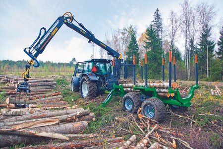 FARMA metsaveohaagis ja laadurkraana