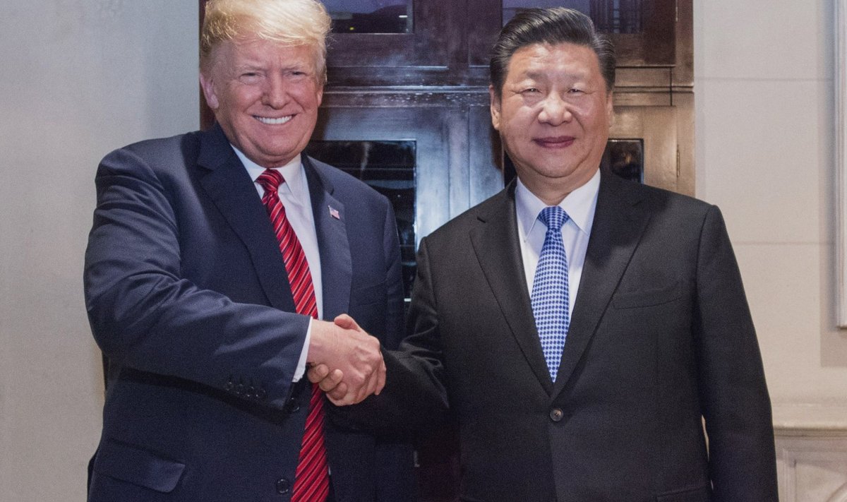 USA president Donald Trump ja Hiina riigipea Xi Jinping