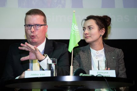 Eestimaa Roheliste pressikonverents Piip ja Tuut mängumajas