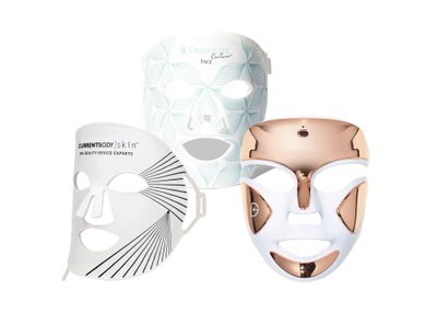 LED-valgusega näomaskid.