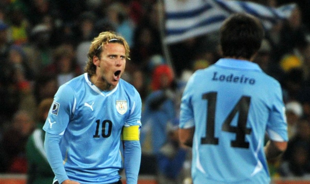 Uruguay lõi värava, Diego Forlan