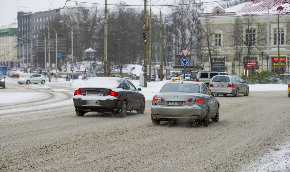 Talvised teed ja tänavad Tallinnas