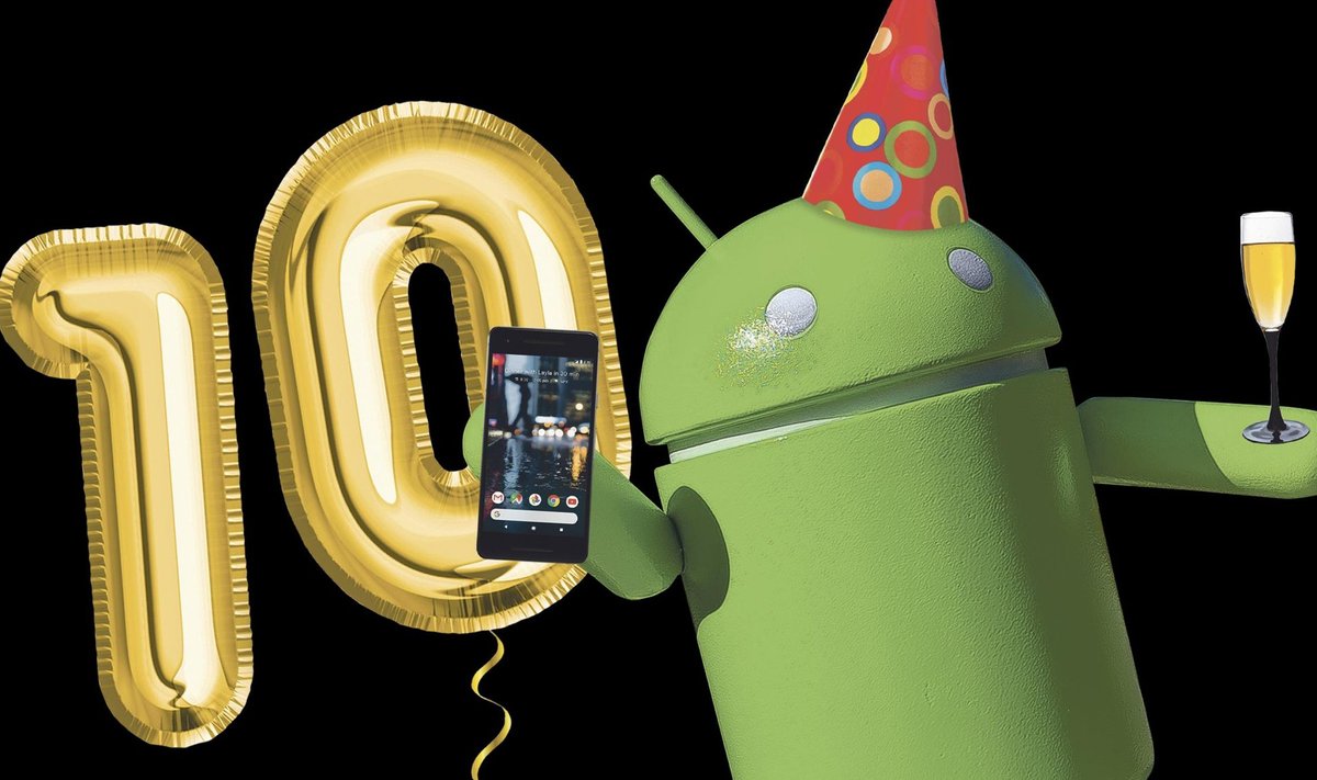 Android tähistab 10 sünnipäeva