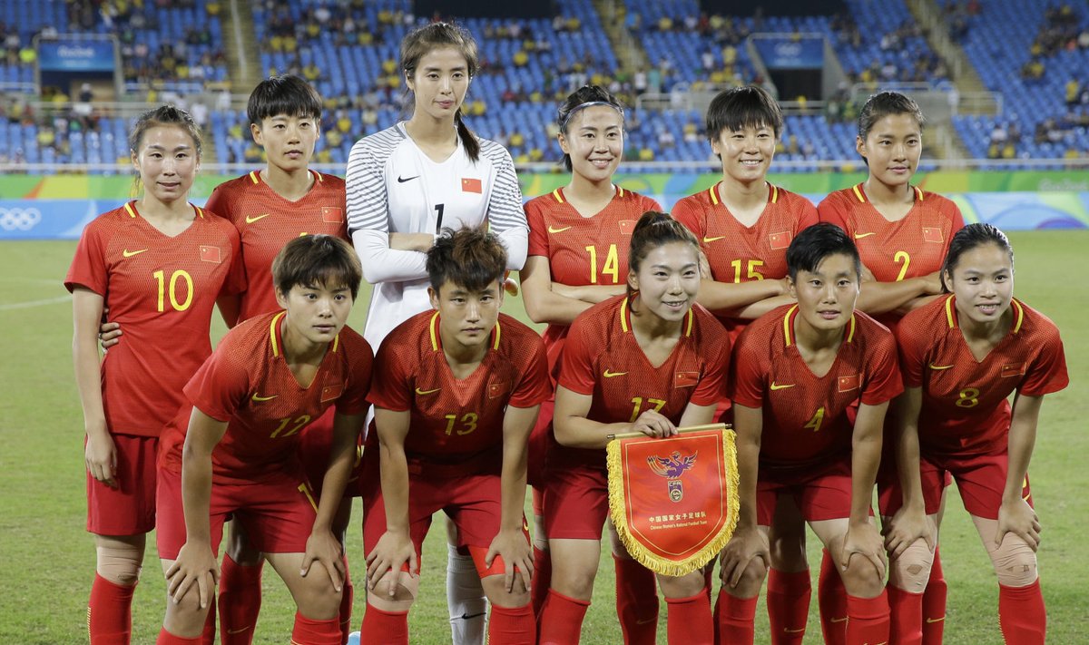 Hiina jalgpallinaiskond 2016. aasta Rio olümpial.