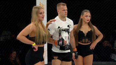 DELFI VIDEO | Tõnu Tõniste poja Kristjan Tõniste MMA profikarjäär algas võimsalt. „Võid kasvõi UFC-sse jõuda, aga olümpiamedal on ikka kõvem“